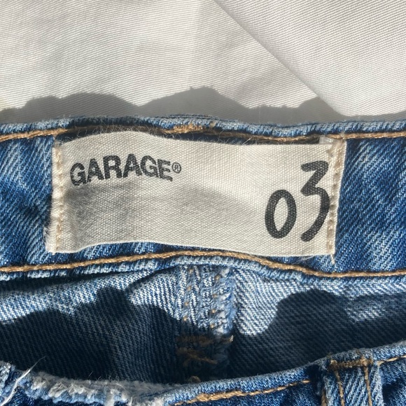 GARAGE Wide-leg Raw-edge Jeans - Picture 10 of 10